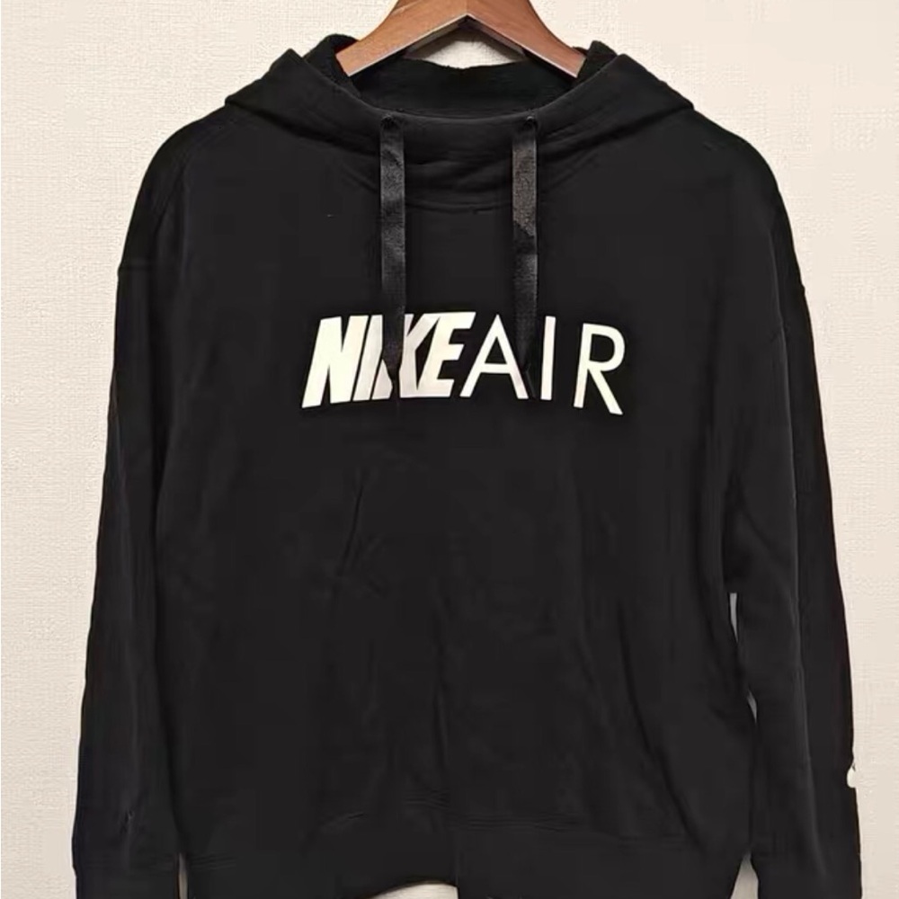 Nike Black Hoodie with White Logo